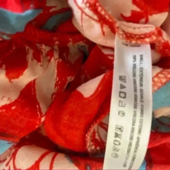 Intimately Free maxi red floral Hawaiian dress free people size XS cherry red - Picture 5 of 6